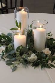 Image Result For Wedding Centerpieces With Eucalyptus Greenery Wedding Centerpieces Wedding Table Centerpieces Eucalyptus Wedding Decor