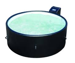 Spa Gonflable Rond Pour 4 Personnes Water Clip Manila Noir Leroy Merlin