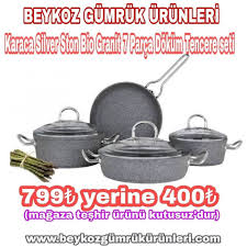 Karaca silver stone bio granit 7 parça tencere seti biliyor muydunuz? Karaca Silver Stone Bio Granit Metal Beykoz Gumruk Urunleri ÙÙØ³Ø¨ÙÙ