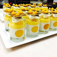 Bachour1234 S Photo On Instagram Ina Colada Verrines Coconut Panna Cotta Passion Fruit Jelly Malibu Rum Compressed Pineappl Dessert Buffet Fruit Jelly Food