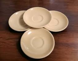 Vintage Peter Terris Real China for Everyday by Shenango China INC 6" Tea  Saucers