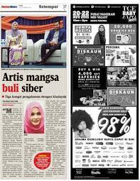 Ramai ibu bapa risau sekiranya anak mereka dibuli rakan sekelas. Artis Mangsa Buli Siber Klik