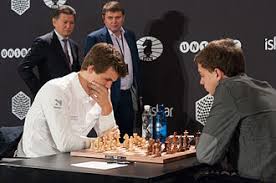 Chess grandmaster garry kasparov marks down a move during the final match against chess supercomputer deep junior in the the man vs. Magnus Carlsen Wikipedia