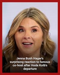 Jenna Bush Hager's surprising reaction to famous co-host after Hoda Kotb's  departure https://bit.ly/40eMaOy