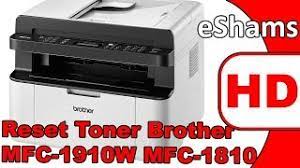 This software allows you to monitor usb brother devices locally connected to the pc on your network. Reset Toner Brother Mfc 1910w Mfc 1810 Youtube