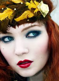 Wearing Red Lipstick The Flapper Look Doe Deere Blogazine Flapper Makeup Red Lipstick Makeup 1920s Makeup