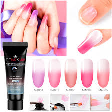 details about t tiao club temperature change poly extension gel quick building nail builder