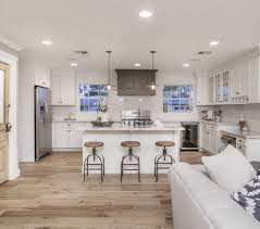 Ambient light is the general lighting for the entire kitchen space, and it should closely mimic the natural daytime light in the room. Country Dining Room Rustic Farmhouse Kitchen Rustic Farmhouse Kitchen Cabinets Wood Floor Kitchen
