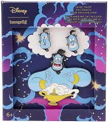 Amazon.com: Loungefly Disney Aladdin Genie Mixed Emotions - Pin Set :  Clothing, Shoes & Jewelry