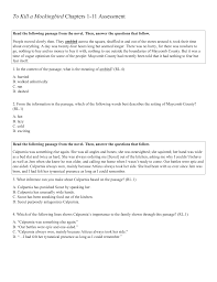 If you fail, then bless your heart. To Kill A Mockingbird Chapters 1 11 Test
