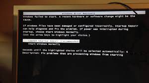 Lebih jelasnya simak beberapa cara dibawah ini. 100 Work Cara Mengatasi Windows Error Recovery Win 10 8 7