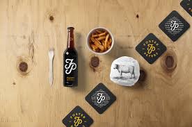 Burger Bar Stationery Mockup On Behance Burger Bar Stationery Mockup Restaurant Branding