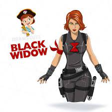 You can edit any of drawings via our online image editor before downloading. How To Draw Black Widow Easy Archives Draw It Cute