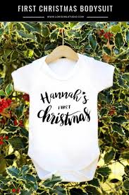 Check spelling or type a new query. Baby S First Christmas Outfit A Personalised Cotton Baby Bodysuit Printed With Baby S First Christmas Outfit Minimalist Baby Clothes Monochrome Baby Clothes