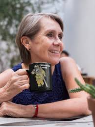 Firefighter Mom Black Ceramic Mug 11oz Graduation Gift Fireman's Mother