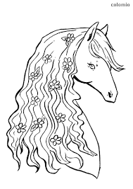 100+ horse coloring pages collection. Cute Horses Coloring Pages 100percentpaperrecycle