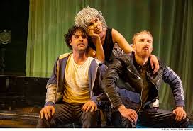 Two young teenage boys steal a car and embark on a road trip that will probably change their lives. Tschick Theater Krefeld Monchengladbach
