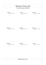 Fiches D Exercises Sur La Division Version Europeenne Cm1 séquence 1 objectifs : fiches d exercises sur la division