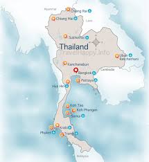 Lonely planet's guide to thailand. Thailand Map