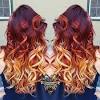 Reverse Ombre Copper Auburn Hair