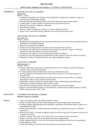 Awarding of teaching assistantships is based on. Analytical Chemist Resume Samples Velvet Jobs