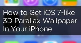 How To Get Ios 7 Parallax Wallpaper In Iphone Running Ios 6 X Youtube Ios 7 3d Wallpaper Iphone Iphone