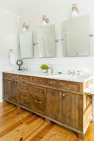 Double Vanity With 3 Mirrors Design Ideas