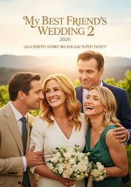 🎬 My Best Friend's Wedding 2 (2026) ⭐ Starring: Julia Roberts, Dermot  Mulroney, Cameron Diaz, Rupert Everett ✨ “Old flames, new chaos, and love  that refuses to be tamed.” Years after nearly