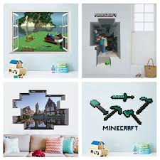 This modern master bedroom can look very manly and unique. Mosaic Game Theme Minecraft Wall Stickers For Kids Room Home Decoration 3d Pvc Steve Mural Art Diy Boys Wall Decal Poster Buy At The Price Of 3 39 In Aliexpress Com Imall Com
