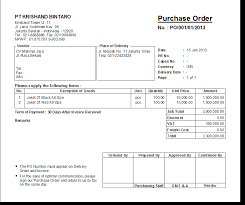 Purchase Order Pajak Net