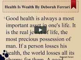 Image Result For Health Is Wealth Health Wealth One Life