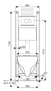 Wc Avec Lave Mains Integres Toilet Plan Plumbing Installation Wc Design