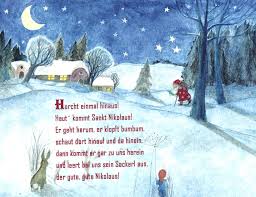 Horcht Einmal Hinaus Winter Vorweihnachtszeit Reim Nikolaus Gedicht Kindergarten Erzieherin Reime Gedicht Weihnachten Nikolaus