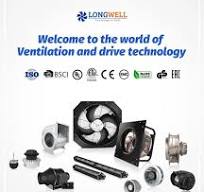 Ventiladores axiais industriais elétricos de alta qualidade Longwell de 185  mm, motor de ventilador axial de refrigeração, impulsor, exaustão CA, OEM  ...