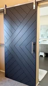 The main structure of the door is a piece of plywood—to achieve the thickness needed for the hangers, we bought 1x3 lumber to make a frame. 9 Fresh Sliding Closet Door Design Ideas Closet Design Door Fresh Ideas Sliding Diy Sliding Barn Door Bedroom Barn Door Modern Barn Door
