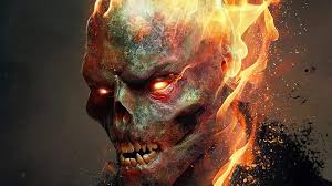 Skull blue ghost rider wallpaper 4k. Comics Ghost Rider Marvel Comics Skull Hd Wallpaper Peakpx
