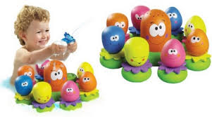 Opt for a baby bath toy storage solution that allows the toys to drain easily to prevent them from getting mouldy. Tomy Aquafun Octopals 4 99 Amazon Argos