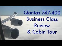 Qantas Boeing 747 400 Business Class Trip Report And Cabin Tour Hd Qantas 747 Vh Ojs