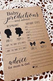 Babyshower In 2020 Baby Shower Fun Baby Shower Activities Baby Prediction Cards