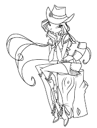 Winx Club Roxy Coloring Pages