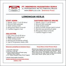 26 february at 05:49 · medan, indonesia ·. Lowongan Kerja Terbaru D3 Di Pt Istana Deli Kejayaan Medan