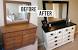 Black And White Striped Dresser