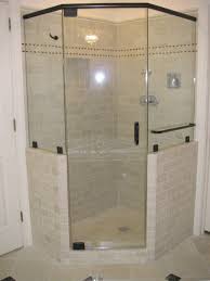 Frameless Quadrant Shower Enclosure Have More Elegant Look Than Fully Framed Doors And They C Corner Shower Enclosures Corner Shower Bathroom Shower Enclosures