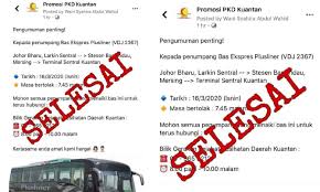 Larkin sentral located 5 kilometers away from johor bahru city center. All Passengers Of Jb Kuantan Express Bus Identified