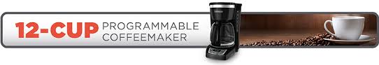 Black And Decker Coffee Pot Replacement Cm1100b 12 Cup Programmable Coffeemaker Black Cm1160b Black Decker