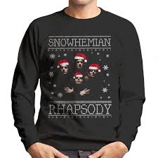 Snowhemian Rhapsody Queen Christmas Parody Men S Sweatshirt Nme Merc Nmemerch Hoodies Christmas Sweaters Mens Sweatshirts