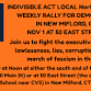 Act Local NWCT's Weekly Rally event image