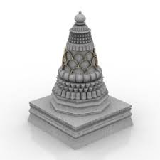 Temple Indian N201218 3d Model Gsm 3ds Max For Exterior 3d Visualization Buildings And Houses