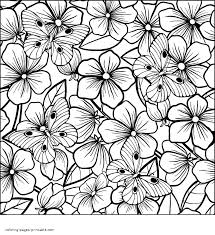 Whitepages is a residential phone book you can use to look up individuals. Full Page Butterfly And Flowers Coloring Sheet Coloring Pages Printable Com