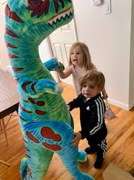 Lifelike stuffed animals make perfect toys for kids or any dinosaur fanatic in your life. Melissa Doug Jumbo T Rex Dinosaur Lifelike Stuffed Animal Over 4 Feet Tall Walmart Com Walmart Com